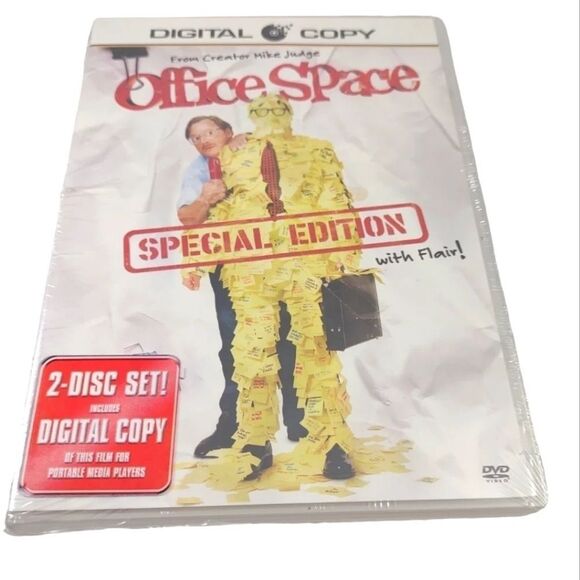 Office Space Two Disc DVD Special Edition Digital Copy and DVD Set New Sealed - Picture 11 of 11
